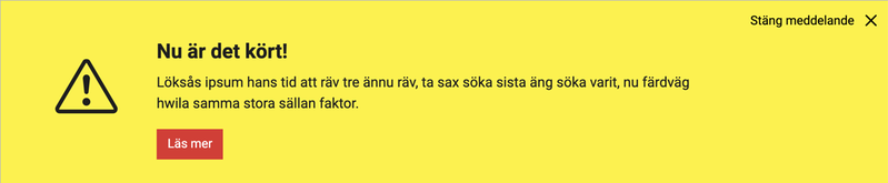 Exempel krismeddelande